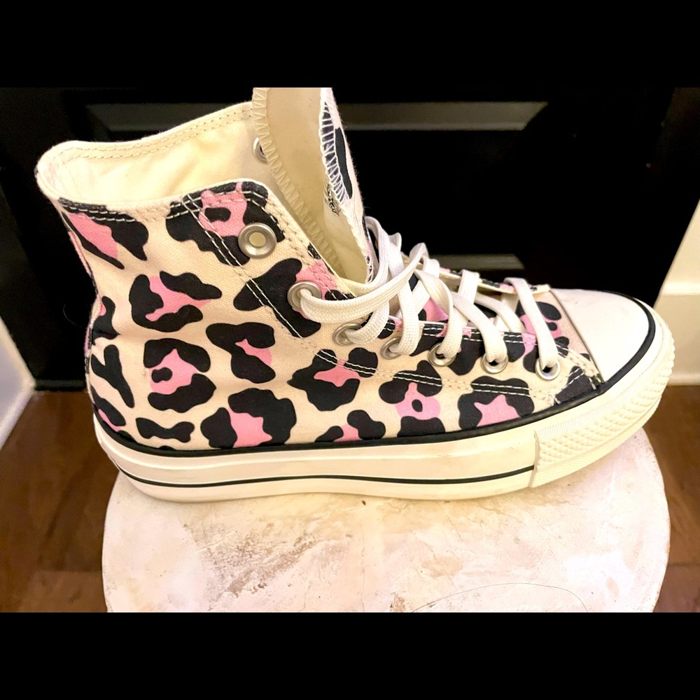 Chunky high top converse